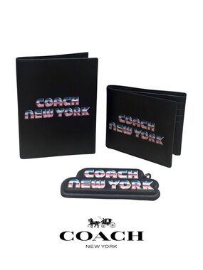 Coach NYC “80s Style” Logo Accessory Bundle - Rare